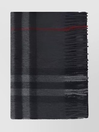 Burberry cashmere checked scarf