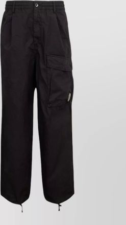 C.P. Company cotton boxy straight-leg cargo trousers