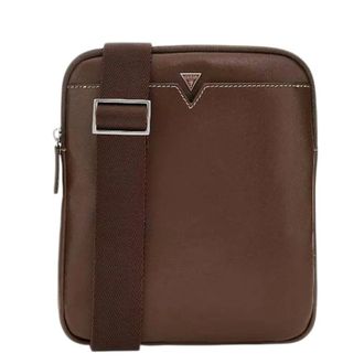Guess Messenger Bags, male, Brown, Size: ONE SIZE Firenze Mini Crossbody