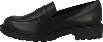 Clarks Womens Orinoco2 Penny Loafer, Black (Black Leather), 35.5 EU