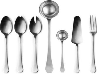 Mepra Moretto Serving Set - 7 Pieces in Ice Silver at Nordstrom