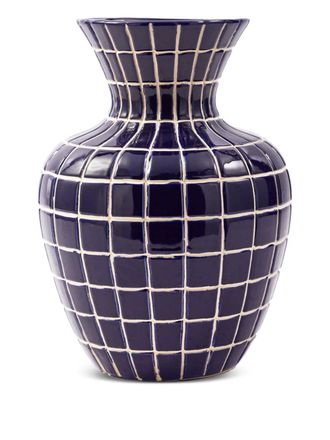 Pols Potten Hamam ceramic vase - Blue