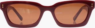Reality Eyewear Luxe Ginsburg Sunglasses in Merlot at Nordstrom