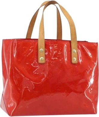 Louis Vuitton Pre-owned Vintage Lakleren Handtas - Dames - Vintage Handtas - Rood - ONE Size - Leer - Vintage