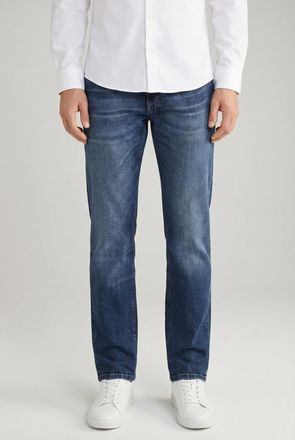 Joop Straight-Jeans JOOP Fortres, Herren, Gr. 32, L&auml;nge 30, medium blau, Denim/Jeans, Obermaterial: 89% Baumwolle, 10% Hanf, 1% Elasthan, unifarben, gerade