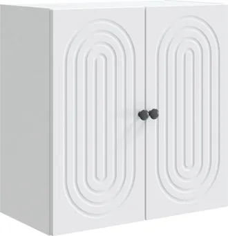 vidaXL Armario De Pared Blanco 59 X 31 X 60 Cm Madera De Ingenier&iacute;a Vidaxl