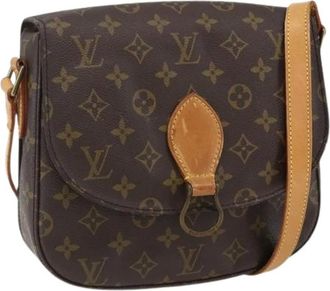 Louis Vuitton Pre-owned Cross Body Bags, female, Brown, Size: ONE SIZE Pre-owned Canvas Cross Body Bag