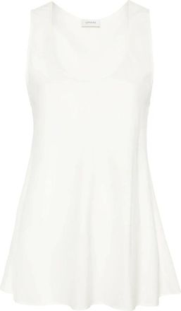 Christophe Lemaire Bias Cut Tank Top - Dames - Tops zonder mouwen - Wit - S - Satijn - Tops