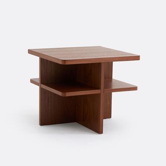 La Redoute Interieurs Nachtkastje van gefineerd notenhout Caliste