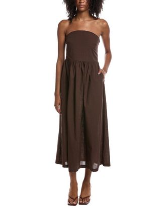 Michael Stars Kelsey Strapless Midi Dress