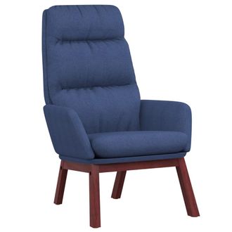 Nova Sill&oacute;n De Relax De Tela Azul Vidaxl