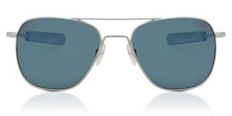 Randolph Aviator Polarized AF238 Mens Sunglasses Grey Size 55