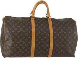 Louis Vuitton Pre-owned Weekendtas - Dames - Vintage Weekendtas - Bruin - ONE Size - Vintage