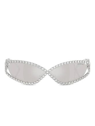 Swarovski Occhiali da sole geometrici - Grigio