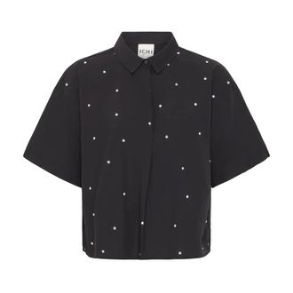 Ichi Ichi, Dames, Blouses & Shirts, Zwart, Maat: XL