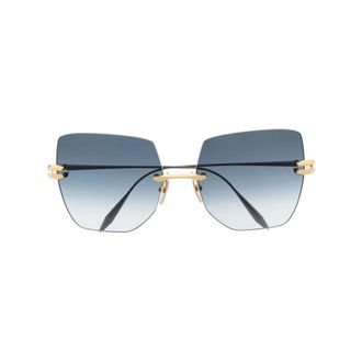 Dita Eyewear Sunglasses, female, Yellow, Size: 58 MM Embra Dts155 Sunglasses