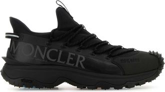 Moncler Black Canvas Trailgrip Lite 2 Sneakers