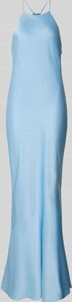 Jake*s Slim Fit Abendkleid mit R&uuml;ckenausschnitt in Sky, Gr&ouml;&szlig;e 32