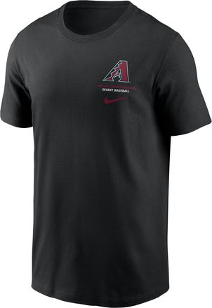 Nike Arizona Diamondbacks 2-Hit Nike Mens MLB T-Shirt in Black | N19900ADQS-1DJ