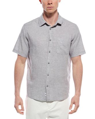 Mr. Swim Mr.Swim Linen-Blend Shirt