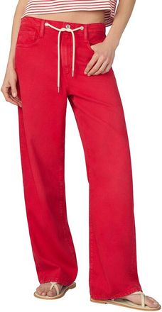 Joe's Joes Jeans The Ryan Draw Cord Cherry Red Jean