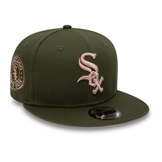 New Era Chicago White Sox Basecap 9Fifty verstellbar Kappe Cap Baseball Teamlogo gerader Schirm gr&uuml;n - S-M (6 3/8-7 1/4)