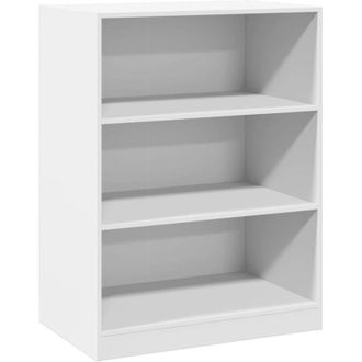 vidaXL Wardrobe White 77x48x102 cm Engineered Wood Vidaxl