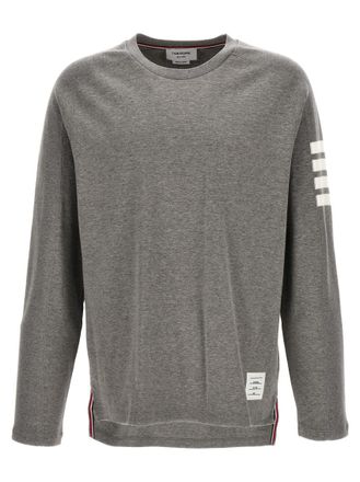 Thom Browne Grey 4 Bar T-shirt