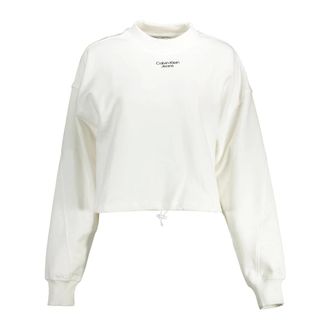 Calvin Klein Dames, Sweatshirts & Hoodies, Wit, Maat: 2XL