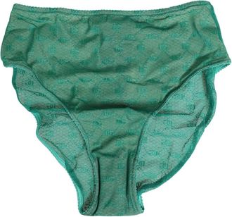Dolce & Gabbana Ondergoed, Dames, Groen, S, Nylon, Lace Brief
