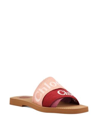 Chlo&eacute; Woody flache Sandalen
