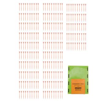 OEM 250 Varillas Para Herraduras De Caballos, De Lat&oacute;n Chapado En Cobre Con Carcasa De Pl&aacute;stico, Aptas Para La Cr&iacute;a De Ganado, E5 51 Mm/2,01 Pulgadas