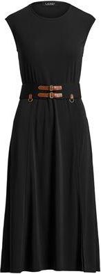Ralph Lauren BELTED JERSEY DRESS