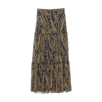 Etro Falda Larga - Skirts - Mujer - Marr&oacute;n - S