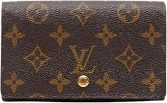 Louis Vuitton Pre-owned Wallets, female, Brown, Size: ONE SIZE Pre-owned Plastic Wallet