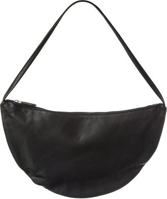 The Row Lizzy Small Leather Hobo Bag