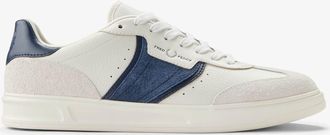 Fred Perry Mens B4 Trainers in White Leather - Size UK 11