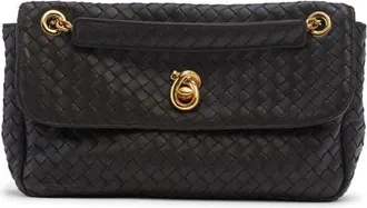 Bottega Veneta Madison Intrecciato Shoulder Bag in 2009 Espresso-M Brass at Nordstrom