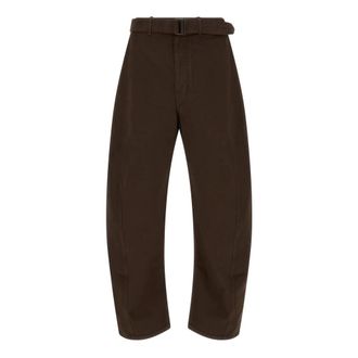 Christophe Lemaire Heren, Jeans, Bruin, Maat: S Katoen