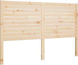 vidaXL Cabecero de cama madera maciza de pino 156x4x100 cm Vidaxl