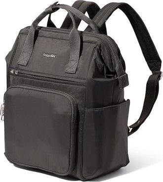 Baggallini Securtex Anti-theft Windsor Backpack Backpack Bags Charcoal, Nylon