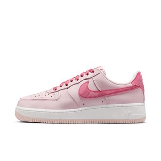 Nike Womens Air Force 1 07 Shoes in Pink | IO8755-600