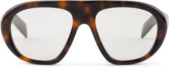 Prada pilot-frame sunglasses - Brown
