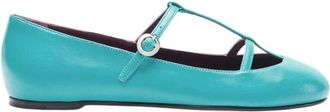 Scarosso Linda I Ballerinas - Dames - Ballerinas - Blauw - 35 1/2 EU - Leer - Schoenen