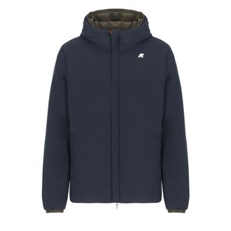 K-Way Heren, Jassen, Blauw, Maat: L Leer