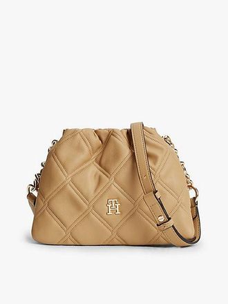 Tommy Hilfiger Quilted Chain TH Monogram Crossbody Bag