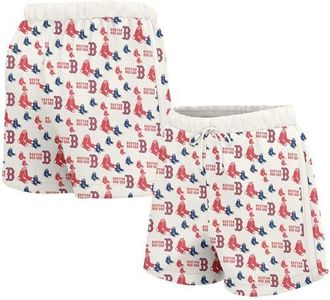 Lusso Womens Lusso White Boston Red Sox Marge Shorts at Nordstrom, Size X-Large