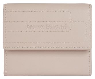 Bruno Banani Geldb&ouml;rse BRUNO BANANI, Herren, beige, Leder, leicht gl&auml;nzend, unifarben, Kleinlederwaren Geldb&ouml;rse, echt Leder