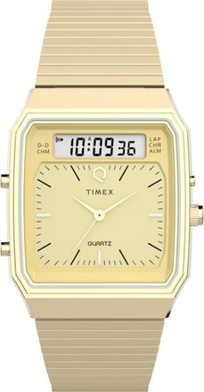 Timex Q Timex Heruitgave Heren Gouden Horloge TW2Y06000