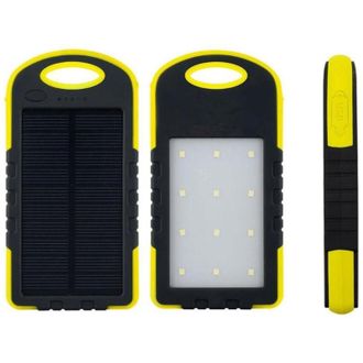 Trade Shop Trade Shop - Powerbank 8800 Mah Bater&iacute;a Externa Luz Solar Led Cargador De Tel&eacute;fono Inteligente